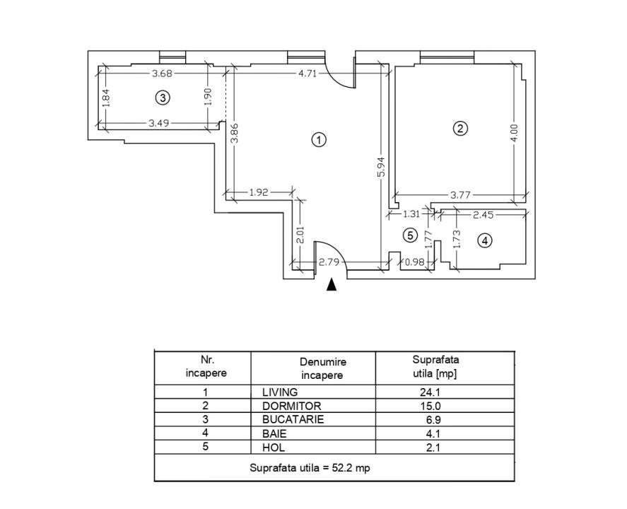 Tomis III , spatii IDEAL BIROURI, 2 camere, curte, constructie 2023