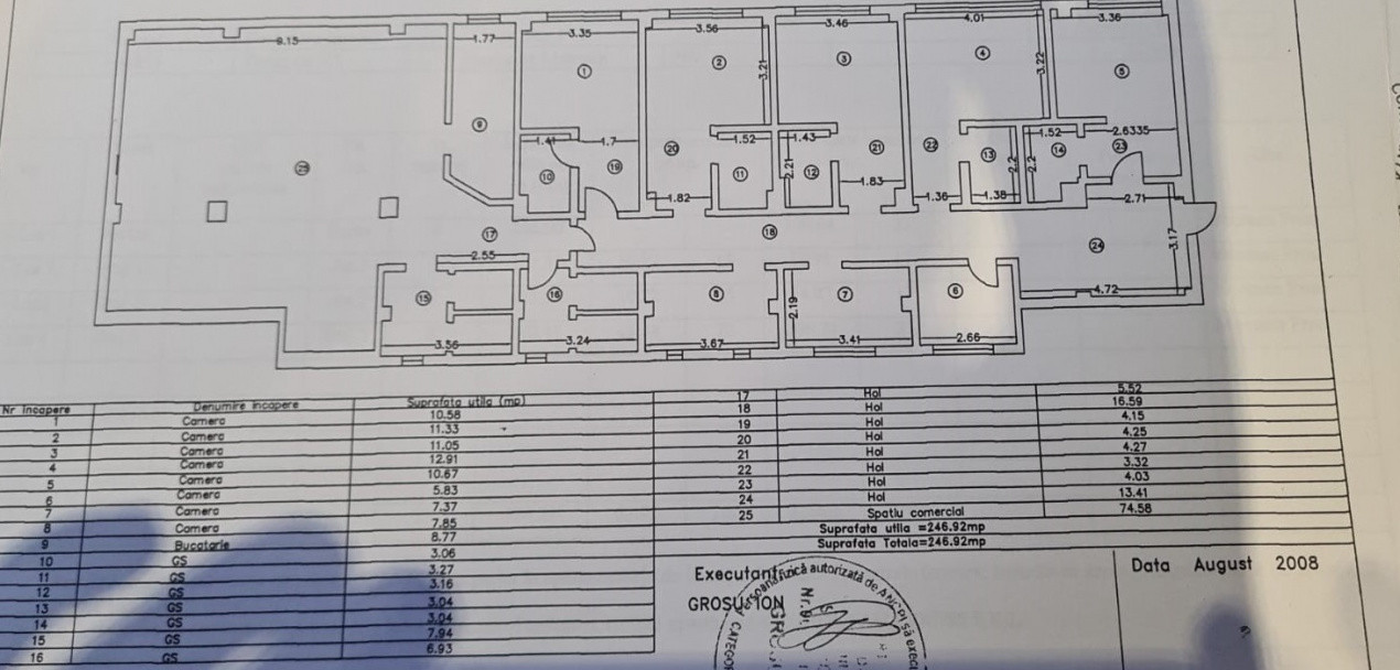 Bd. Mamaia, spatiu comercial, ideal BIROURI/CABINETE/CENTRU EDUCATIONAL, 250 mp.