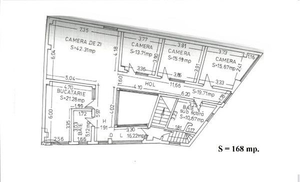 Bd. Mamaia - ANAF, spatiu IDEAL BIROURI, 168 mp.