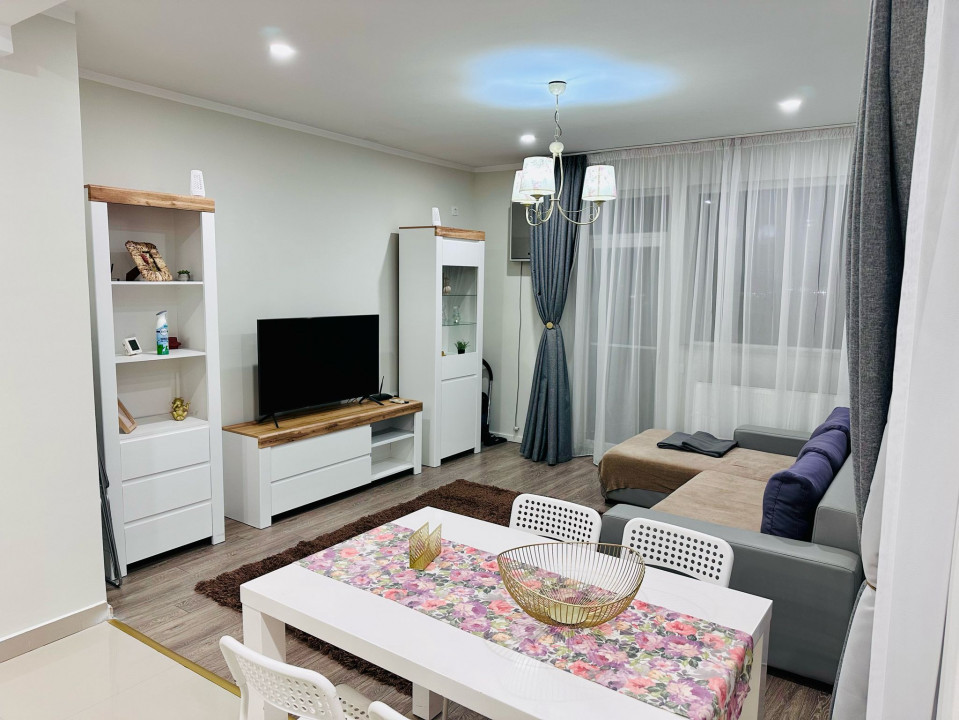 Tomis Plus, 2 camere, mobilat, utilat, terasa