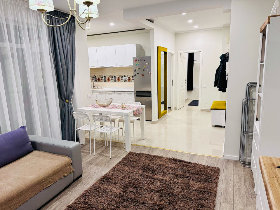 Tomis Plus, 2 camere, mobilat, utilat, terasa