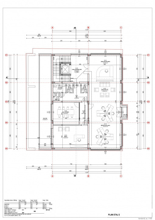 Faleza Nord, SPATIU COMERCIAL -  D+P+2 