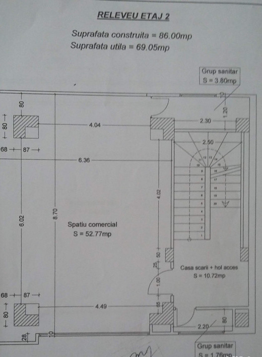 Ultracentral, spatiu IDEAL BIROURI, 70 mp.