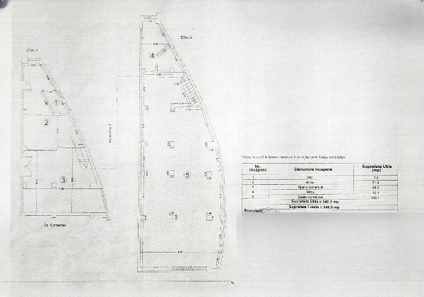Faleza Nord , spatiu COMERCIAL/BIROURI, 240 mp., 4 locuri de parcare