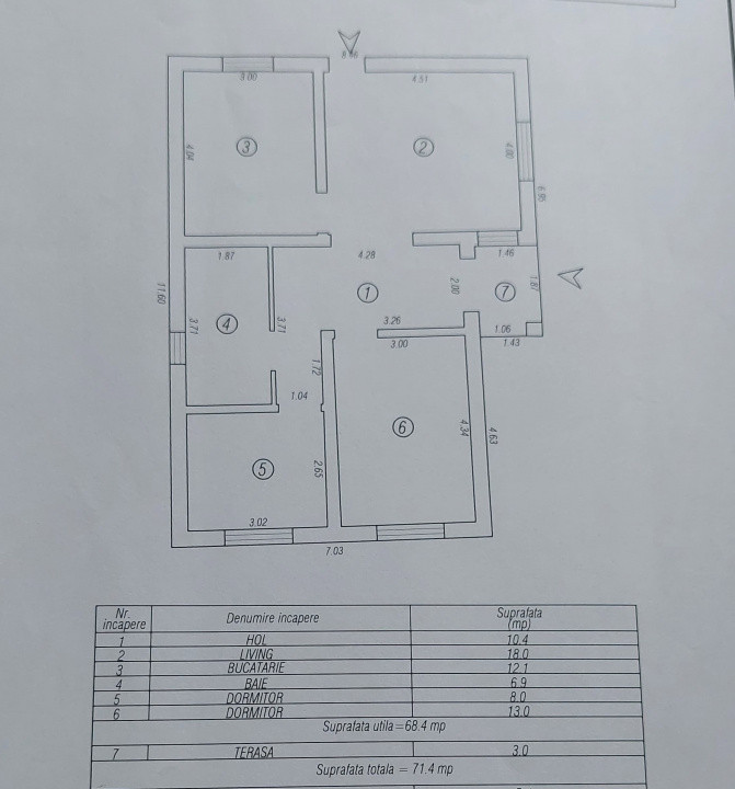 Poiana, imobil constructie 2022, teren 520 mp.