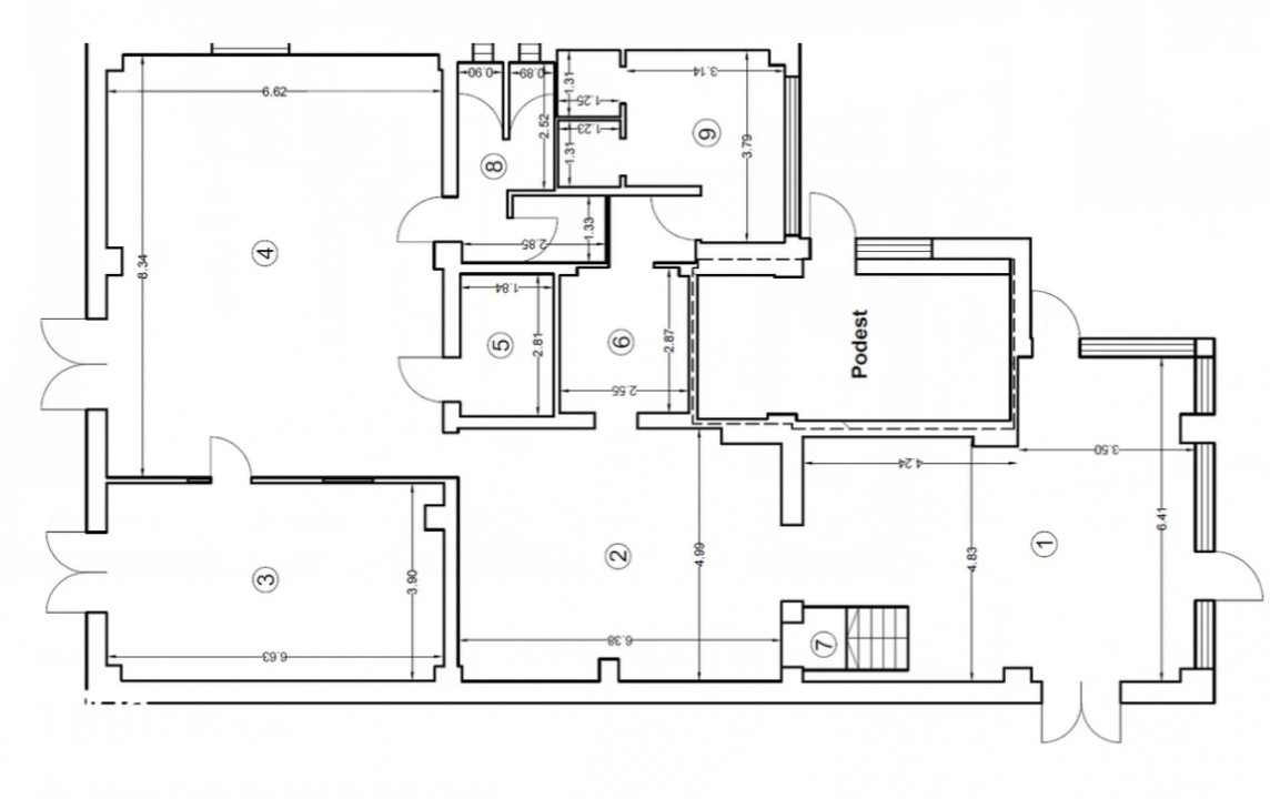 Faleza Nord, SPATIU COMERCIAL, 190 mp., curte 80 mp.