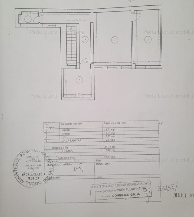 Tomis II - imobil P+1, 214 mp., IDEAL BIROURI