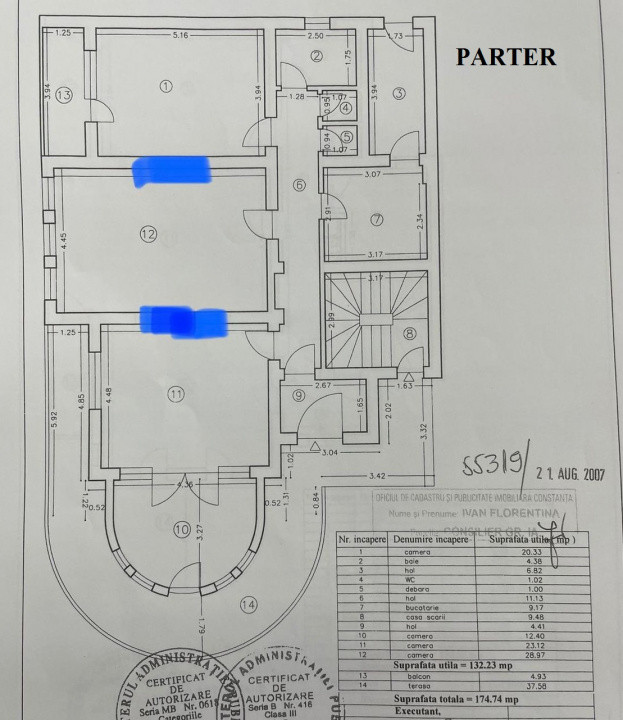 Ultracentral ( Casa Casatoriilor), imobil D+P+1+ M ,  ideal BIROURI, 460 mp.