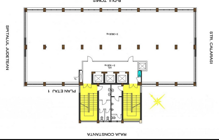 Capitol, spatii birouri 12, 19, 43 mp., UTILITATI INCLUSE
