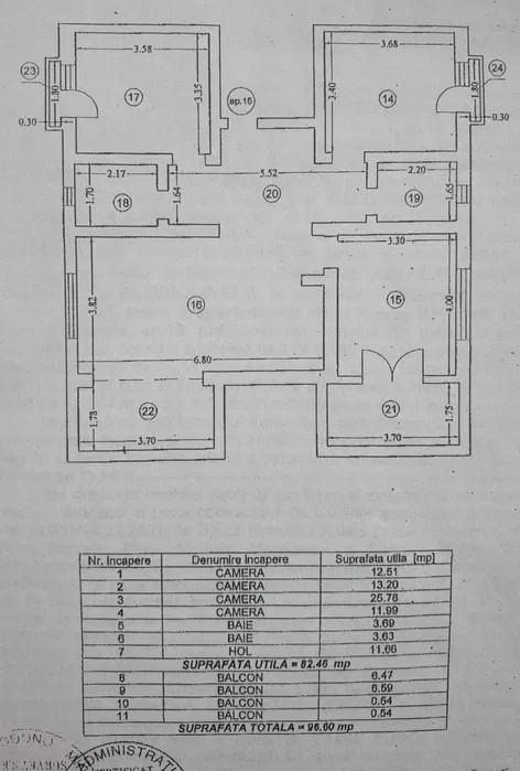 Mamaia Nord, 4 camere, 96 mp. , la 200 m. de plaja