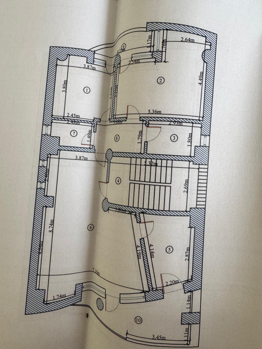 Delfinariu, spatiu IDEAL BIROURI, 125 mp., 3 camere, etaj 1, terasa