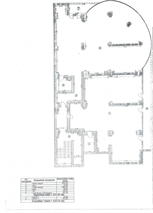 Centru - Bd. Mamaia , spatiu IDEAL BIROURI in cladire reprezentativa , 440 mp.