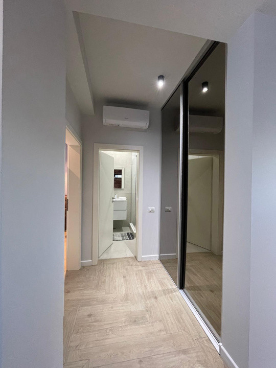 Faleza Nord - 100 m.  plaja, 2 camere, mobilat, utilat 2022, casa inteligenta