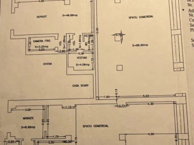 Far - bd. 1 Mai, spatiu comercial 220 mp., posibilitate compartimentare