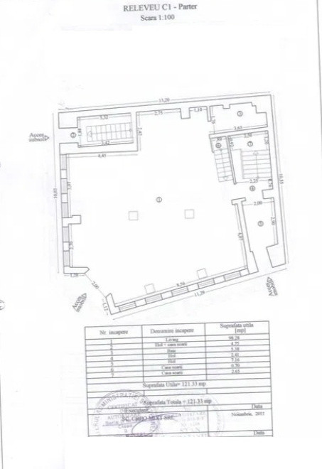 Piata Ovidiu - Centrul Vechi, spatiu comercial, 211 mp.