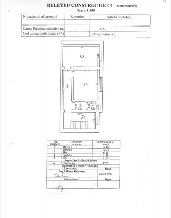 Ultracentral - cladire comercială  de închiriat – S+P+2+M –