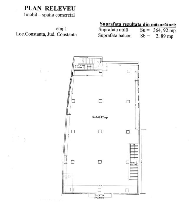 Ultracentral - bd. Tomis, SPATIU COMERCIAL 350 mp., etaje 1/2