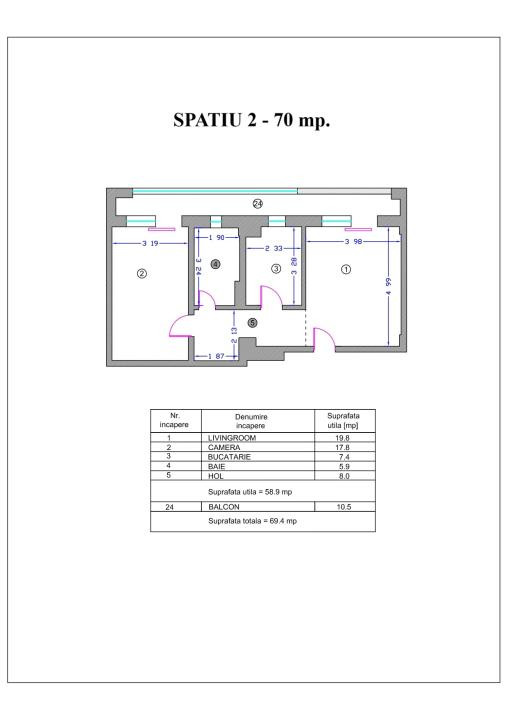 Spații moderne de birouri  , suprafete 70 - 121mp,PARCARE PROPRIE, cladire 2026