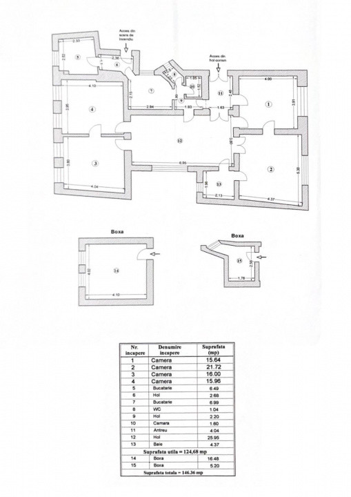 Piata Ovidiu -Peninsula, SPATIU BIROURI, 146 mp., 5 camere