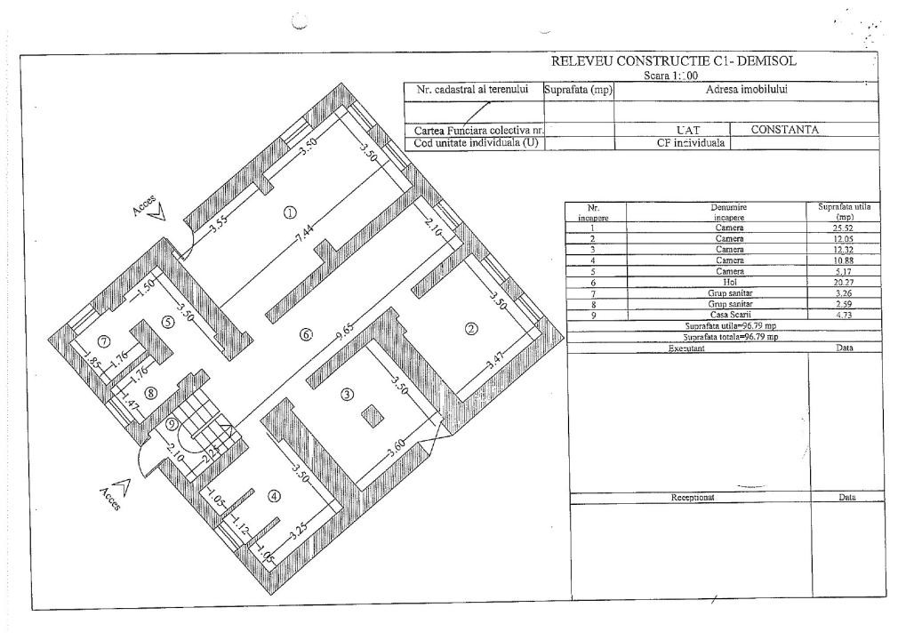 Ultracentral - cladire emblematica D+P+1+M, 430 mp., curte 200  mp.