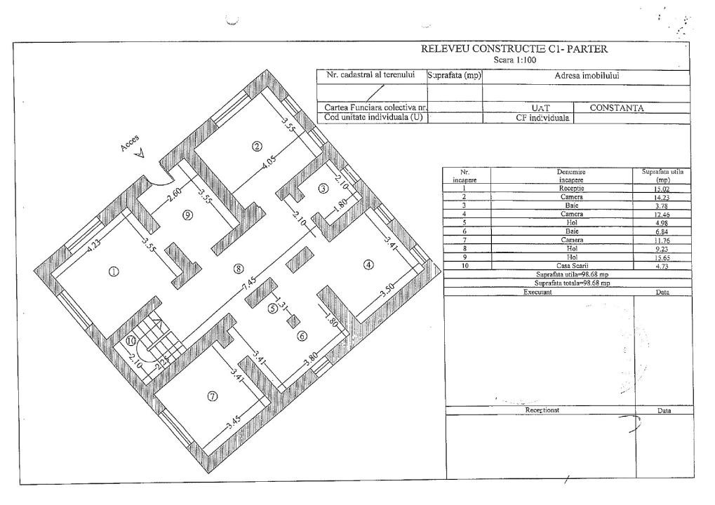 Ultracentral - cladire emblematica D+P+1+M, 430 mp., curte 200  mp.