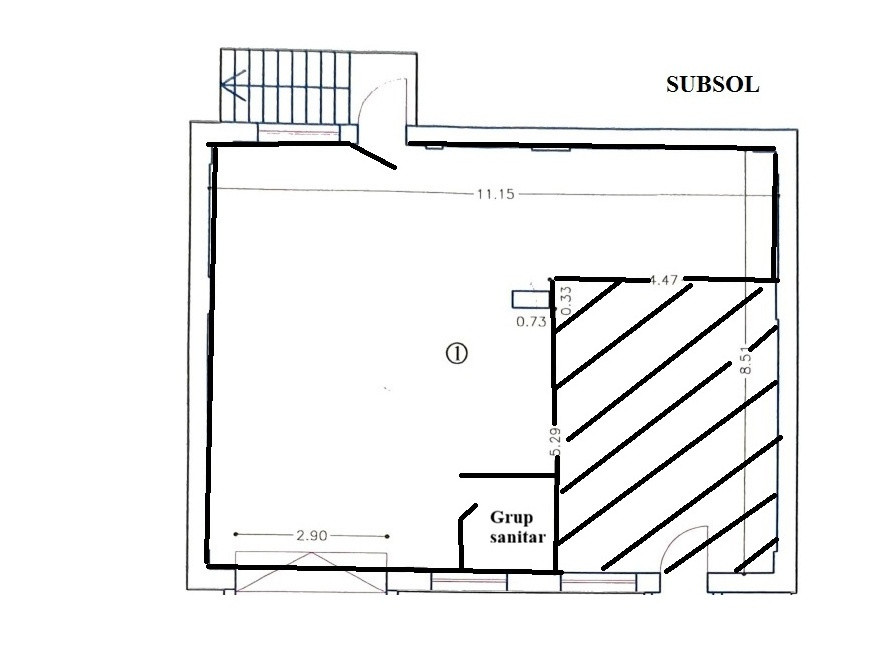 City Mall- imobil 85 mp., zona traficata intens