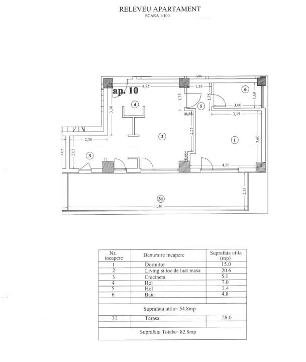 Intrare Statiunea Mamaia, apartamente 2 camere - 83 mp.