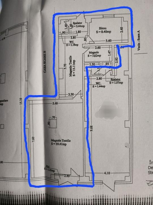 Far , spatiu comercial 250 mp., stradal