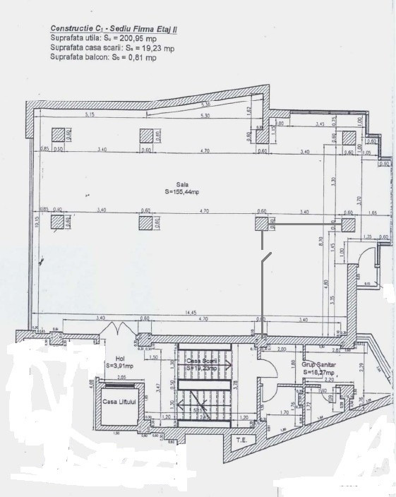 Centru - Bd. Mamaia, spatiu birouri 160 mp.