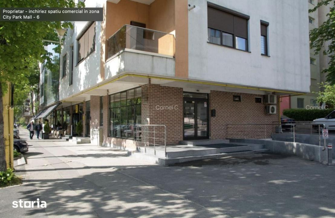 Spatiu comercial zona City Park Mall , stradal, 85 mp.