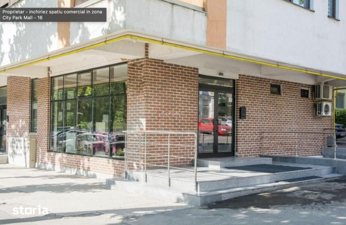 Spatiu comercial zona City Park Mall , stradal, 85 mp.