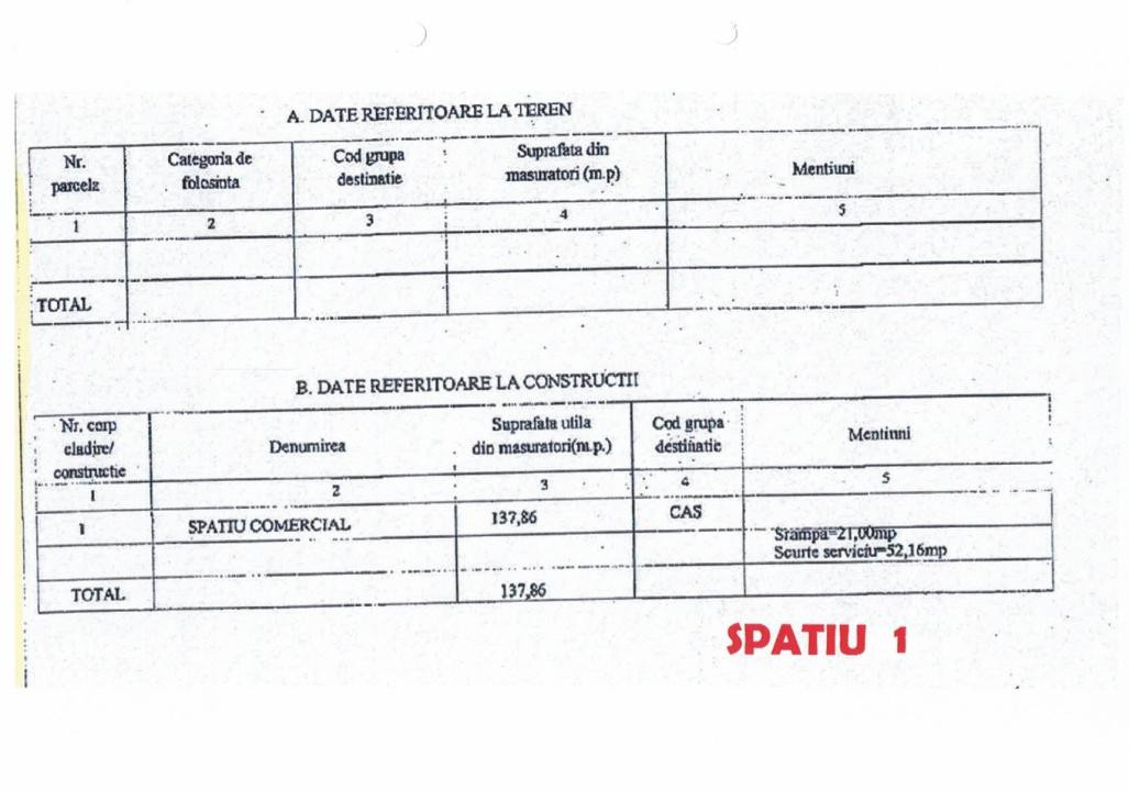 Faleza Nord, spatiu comercial din constructie 158 mp. rampa, curte 52 mp.