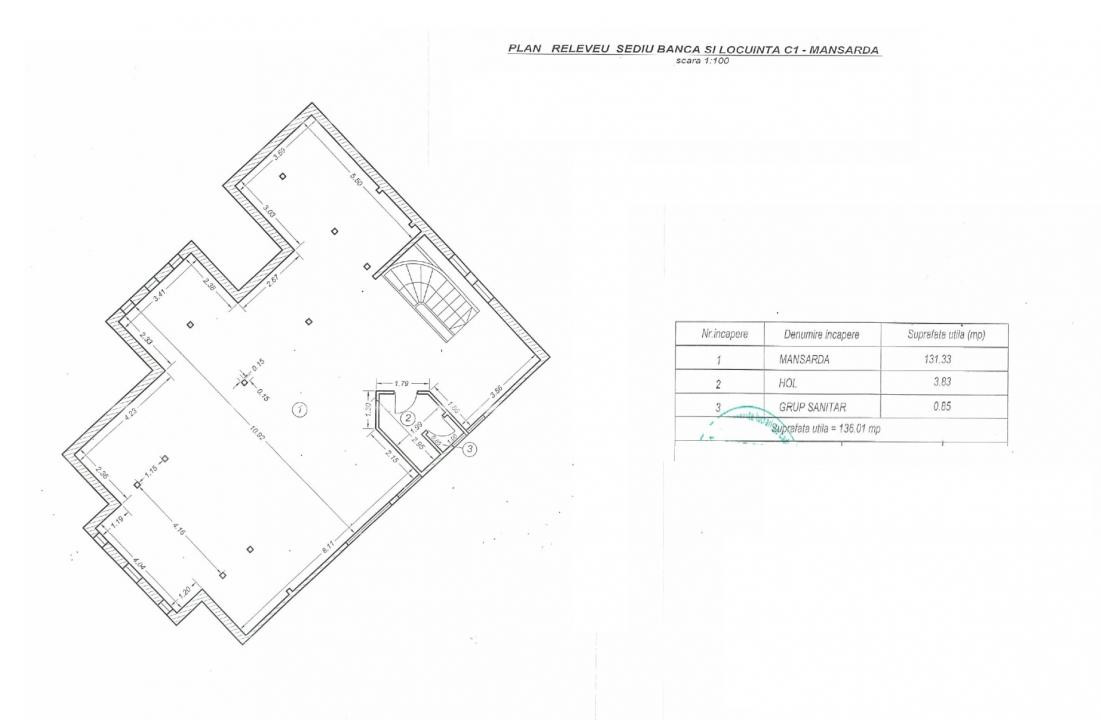 Ultracentral - S+P+1+M - imobil cu destinatie mixta in inima orasului 