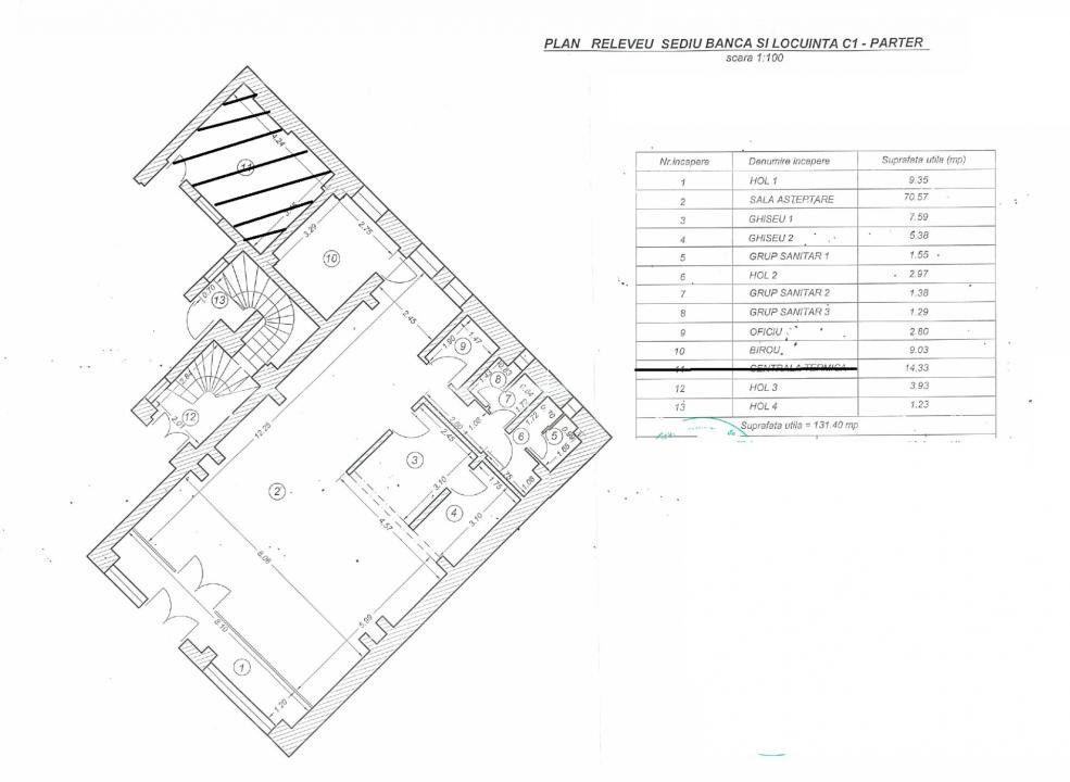 Ultracentral - S+P+1+M - imobil cu destinatie mixta in inima orasului 