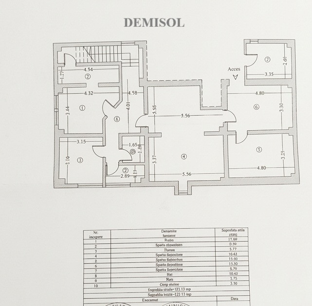  Spațiu comercial , D+P, 256 mp.,trafic intens, parcare proprie